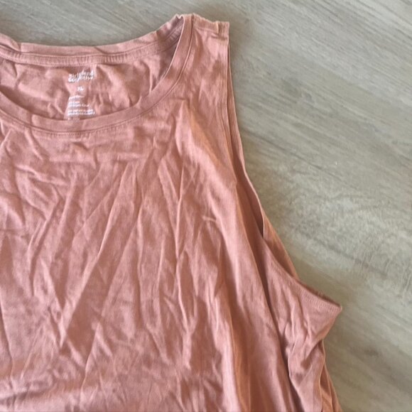 Girlfriend Collective Cupro High Neck Tank top rust orange XL - Picture 4 of 7